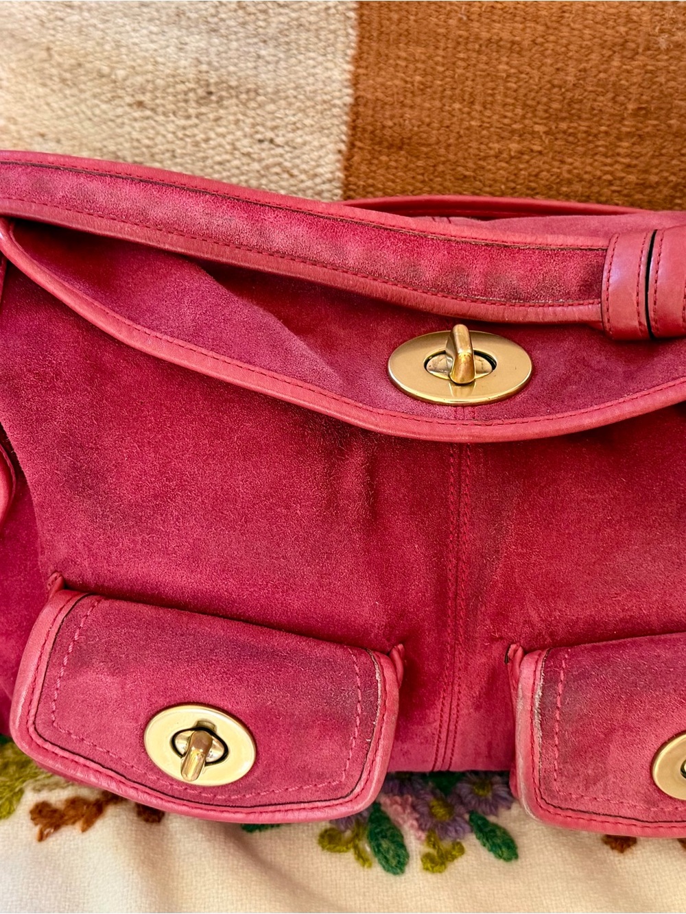 Coach Limited edition Bleecker Haversack in “Raspberry” 2008